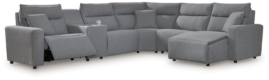 Modmax II 6-Piece Power Reclining Sectional with Chaise and Console