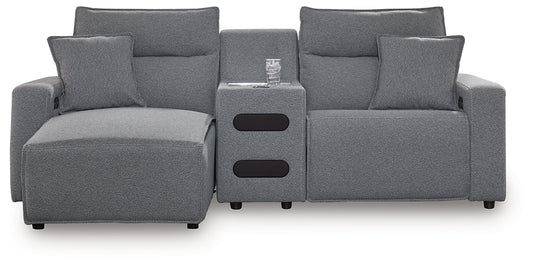 Modmax II 3-Piece Power Reclining Sectional with Chaise and Audio Console