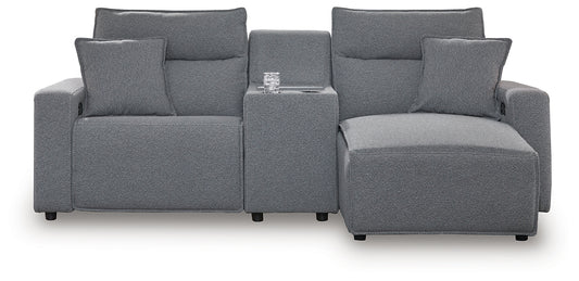 Modmax II 3-Piece Power Reclining Sectional with Chaise and Console