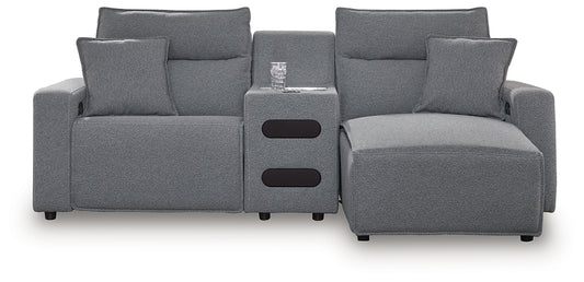 Modmax II 3-Piece Power Reclining Sectional with Chaise and Audio Console