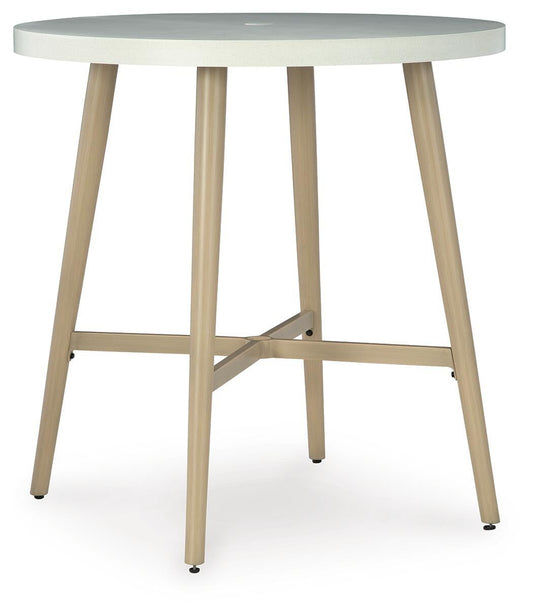 Ashley Express - Seton Creek Round Bar Table w/UMB OPT
