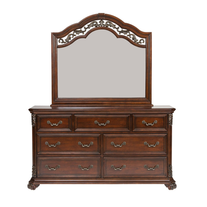 Messina Estates - Dresser & Mirror - Dark Brown Thornhill Home Messina Estates - Dresser & Mirror - Dark Brown Thornhill Home