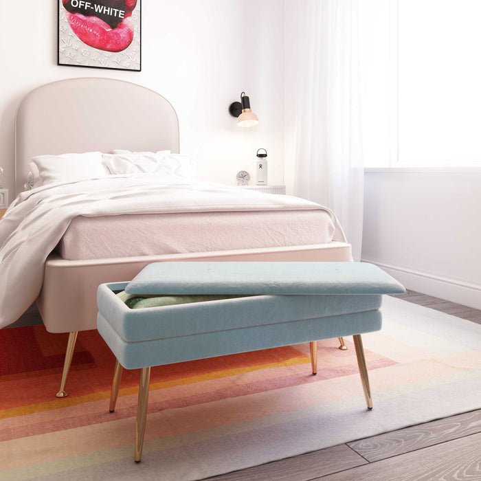 Ziva - Velvet Storage Bench