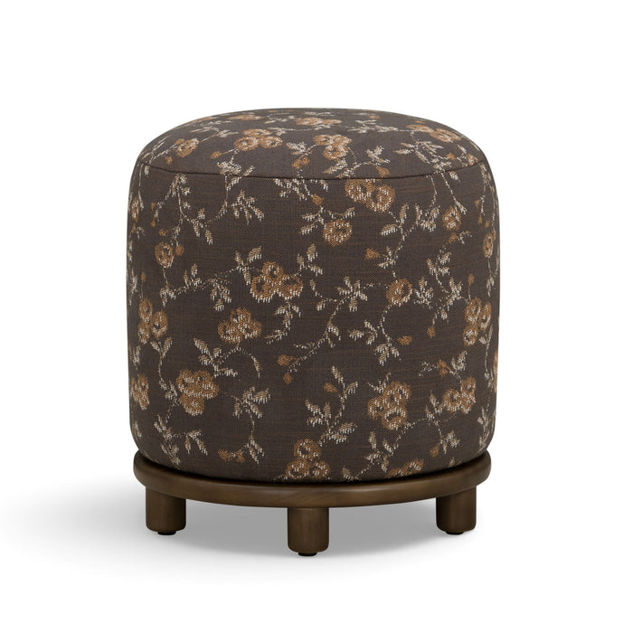 Bisou - Floral Jacquard Ottoman