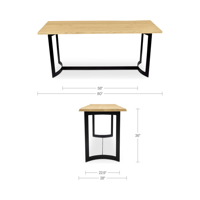 Bent - Counter Table - Oak / Natural