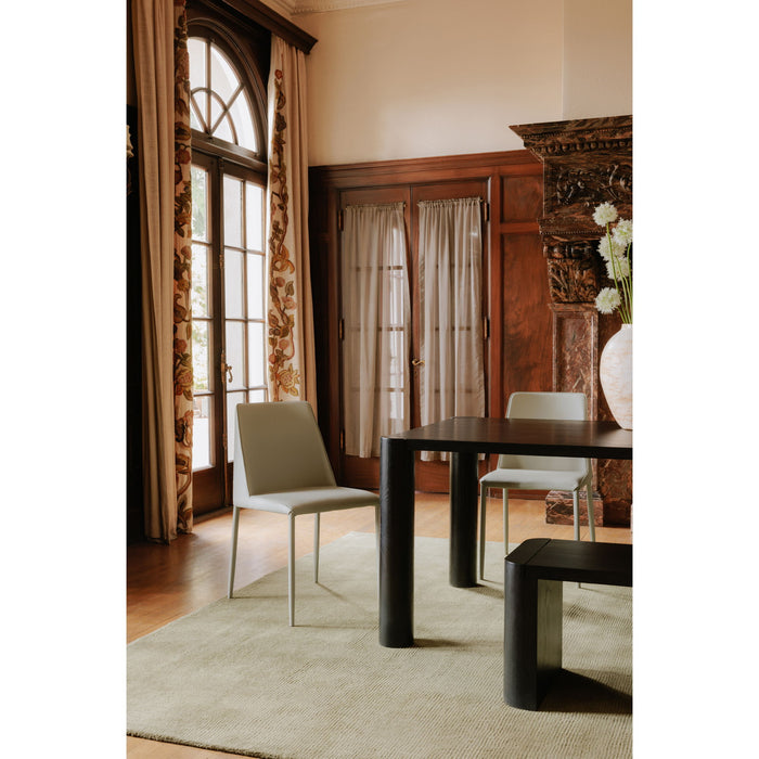 Post - Small Dining Bench - Black Oak