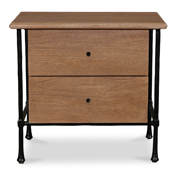 Rene - Accent Nightstand - Light Brown