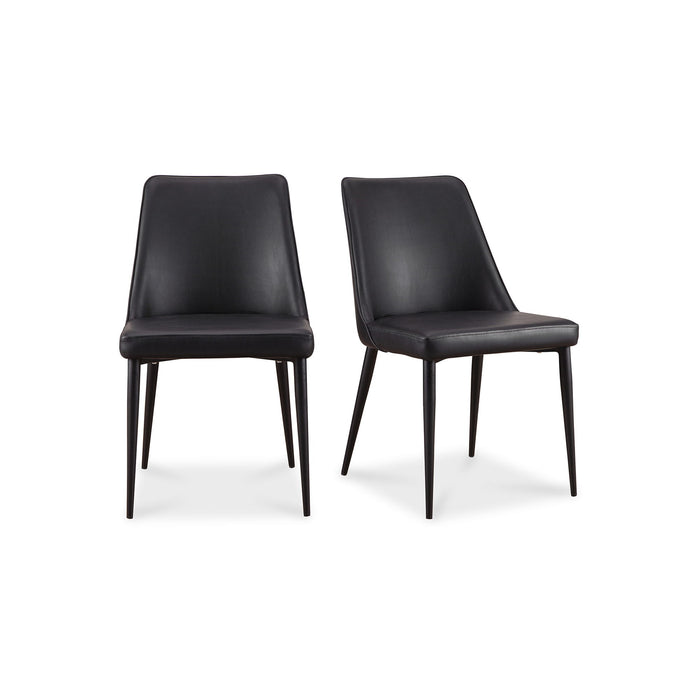 Lula - Vegan Leather Dining Chair (Set of 2) - Black