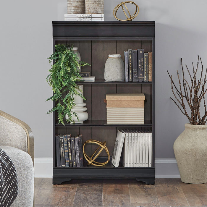 Meritage - 48" Bookcase (RTA) - Black