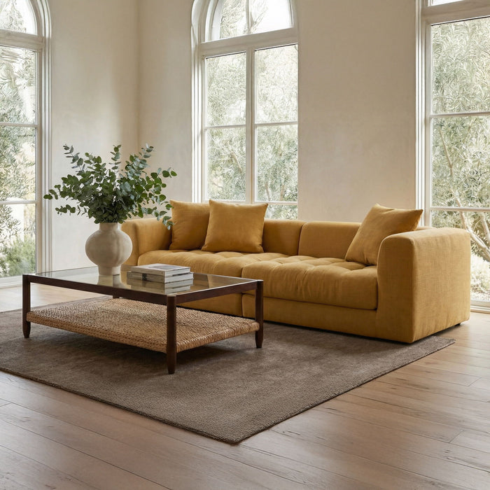 Davie - Modular Sofa - Golden Yellow