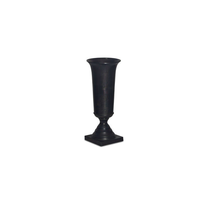 Cassia - Cast Aluminum Vase - Black