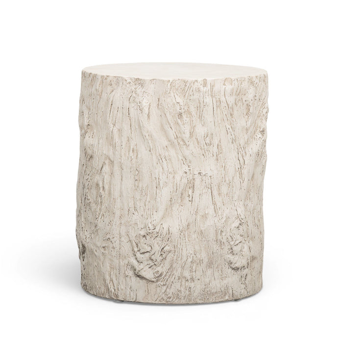 Fawn - Concrete Indoor/Outdoor Side Table - Driftwood