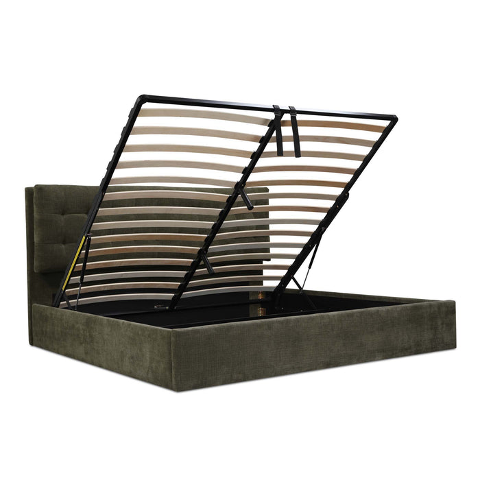 Sebastion - Queen Storage Bed - Green