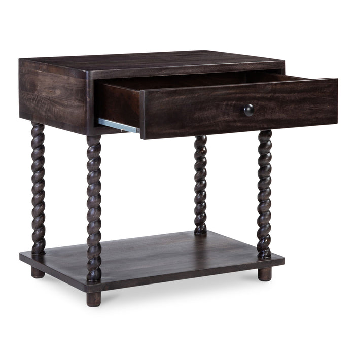 Tabitha - Nightstand - Dark Brown