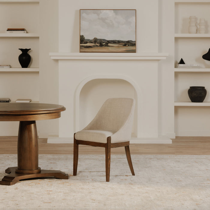 Edward - Dining Chair - Heather Beige