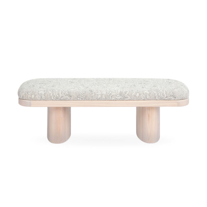 Ollie - Floral Jacquard Bench