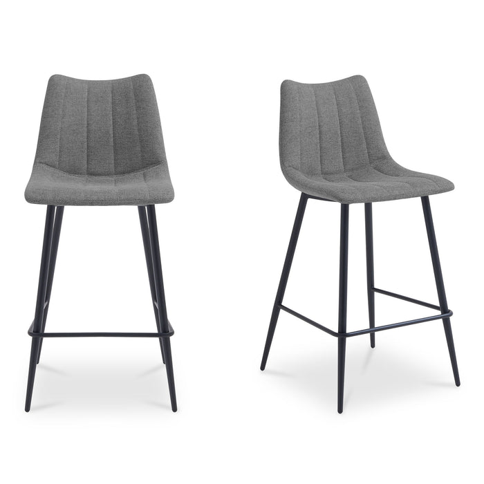 Alibi - Bar Stool (Set of 2) - Gray