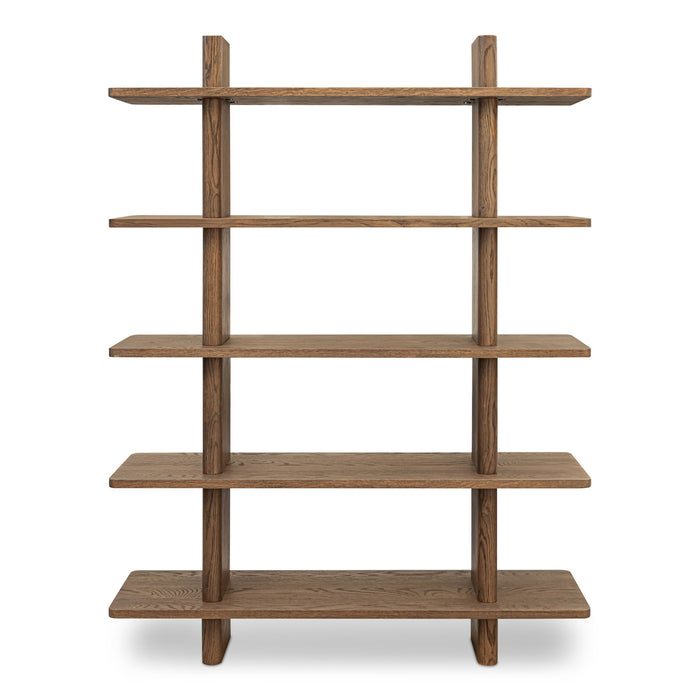 Casey - Large Standard Bookcase - Dark Brown