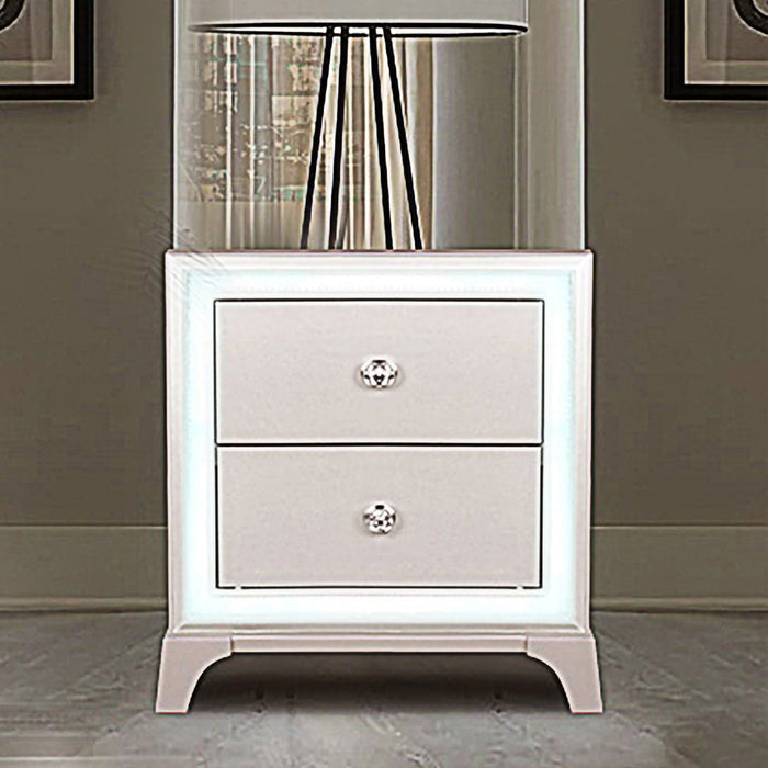 Cassie - Nightstand - Off-White