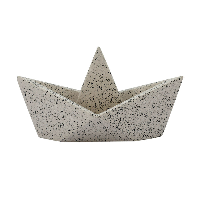 Gabby - Sailboat Catchall - Speckled Cream