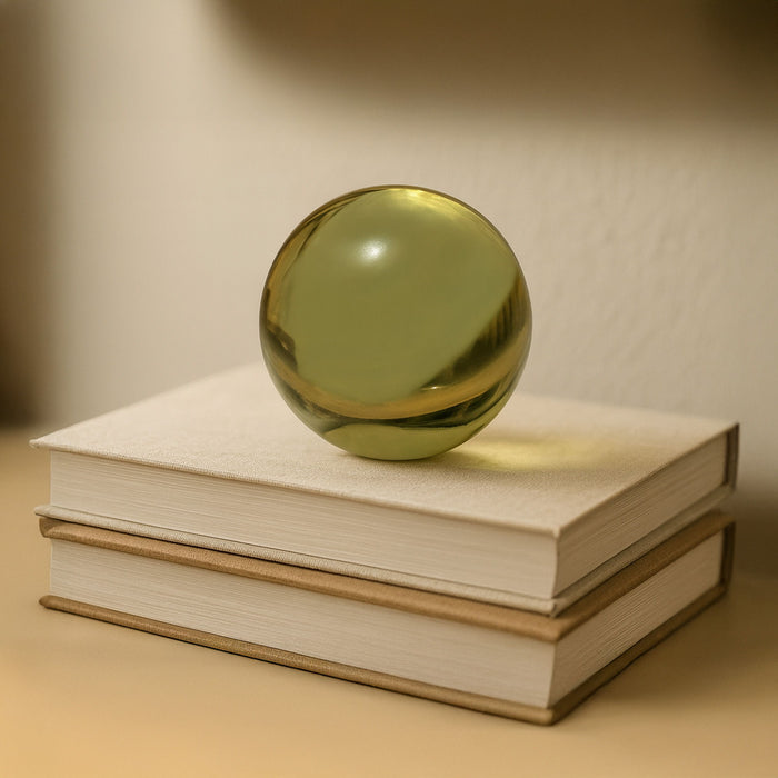 Bonn - Cast Glass Decorative Object - Olive