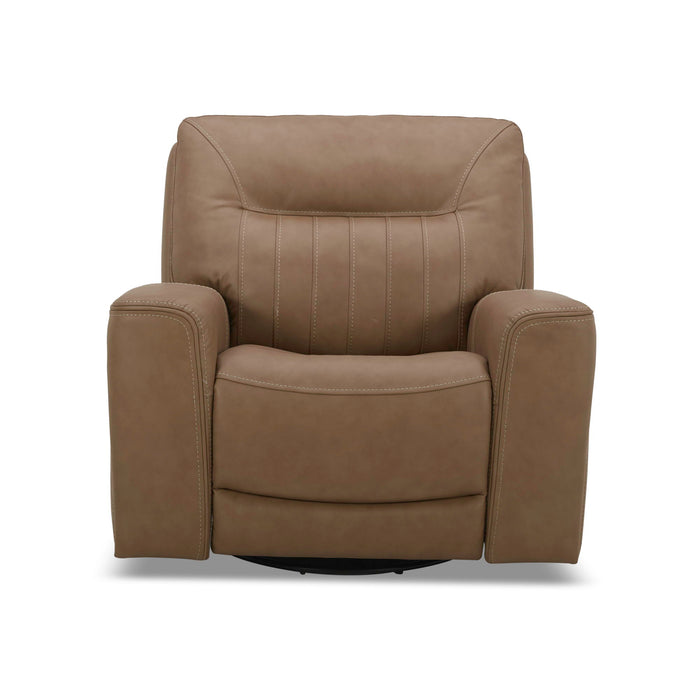 Bennett - Swivel Glider Recliner P2 - Butternut