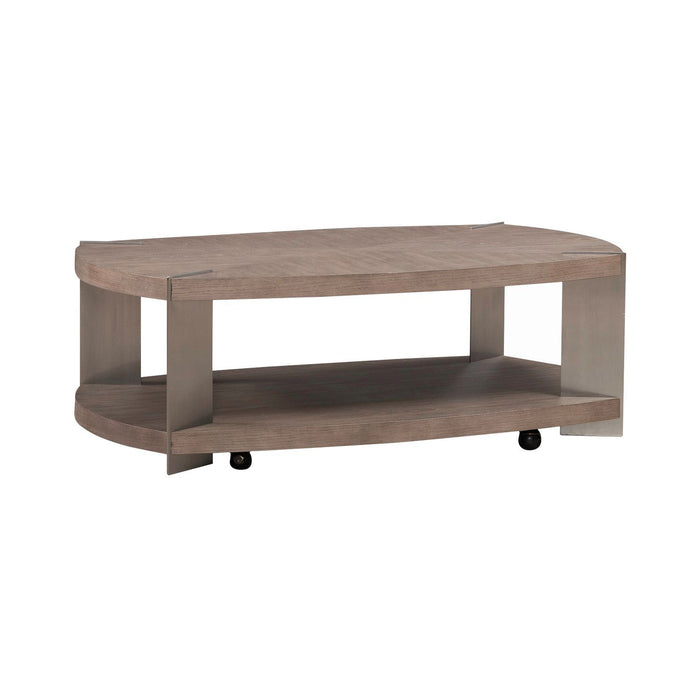 Harlow - Oval Cocktail Table - Light Brown