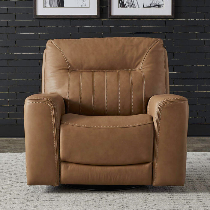 Bennett - Swivel Glider Recliner P2 - Butternut