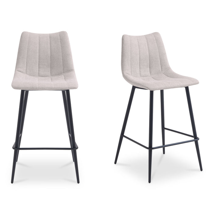 Alibi - Counter Stool (Set of 2) - Beige