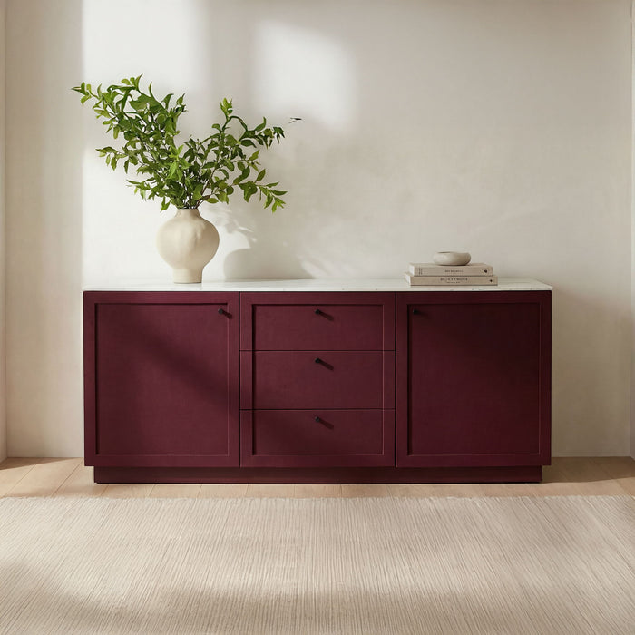 Nadine - Sideboard - Deep Burgundy