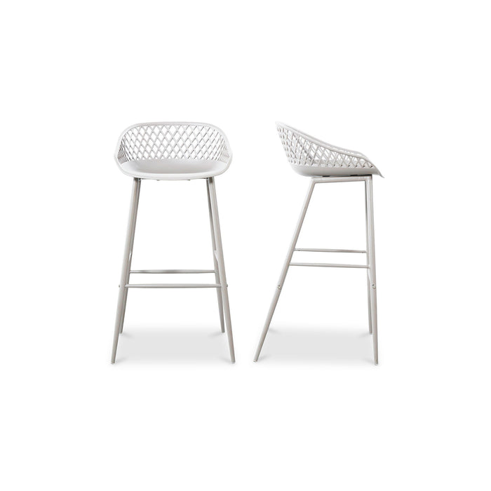 Piazza - Outdoor Barstool (Set of 2) - White