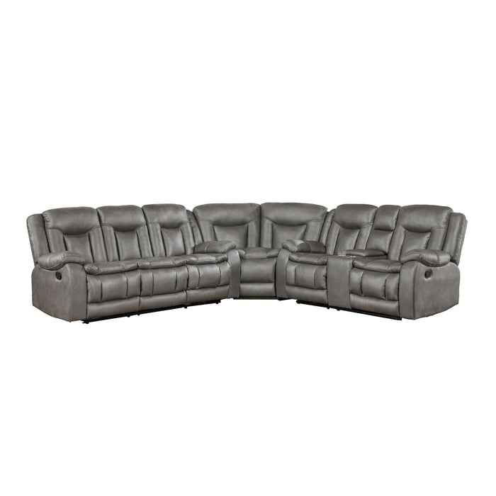 Morello - 3 Piece Manual Sofa/Loveseat/Wedge