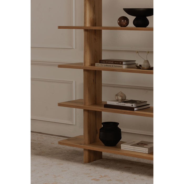 Casey - Large Standard Bookcase - Light Brown