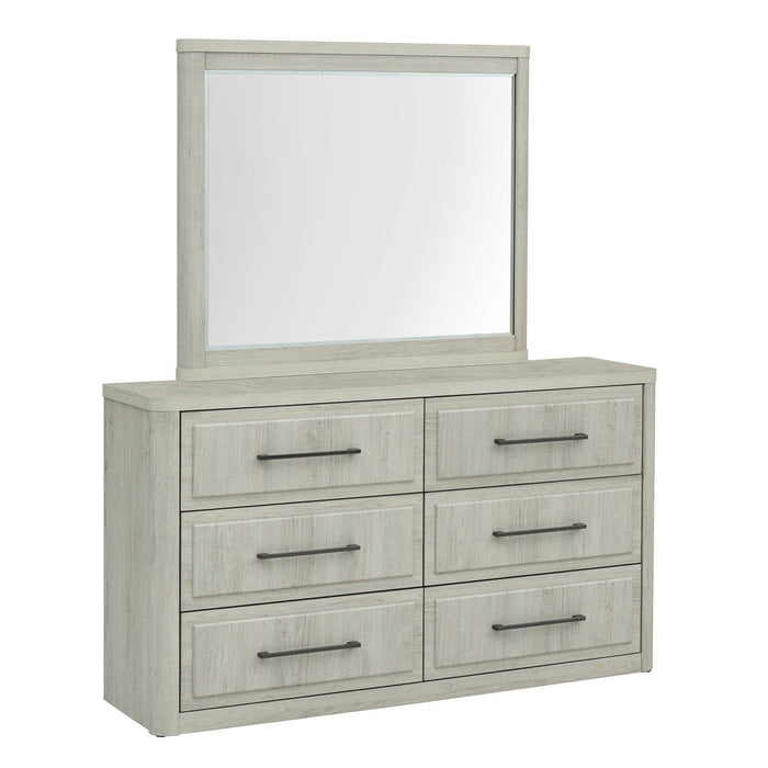 Modern Play - Dresser & Mirror - White