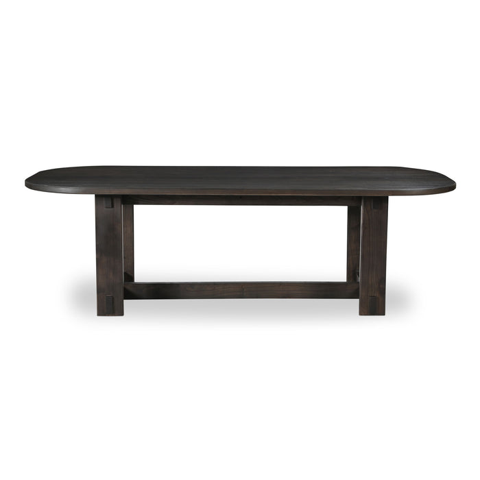 Glenn - Oval Dining Table - Dark Brown