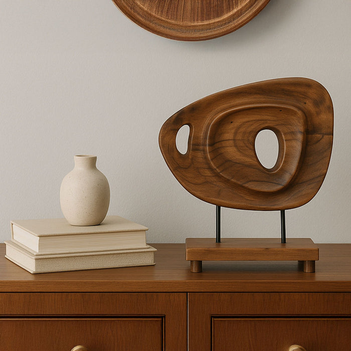 Saddler -Sculpture - Natural Acacia