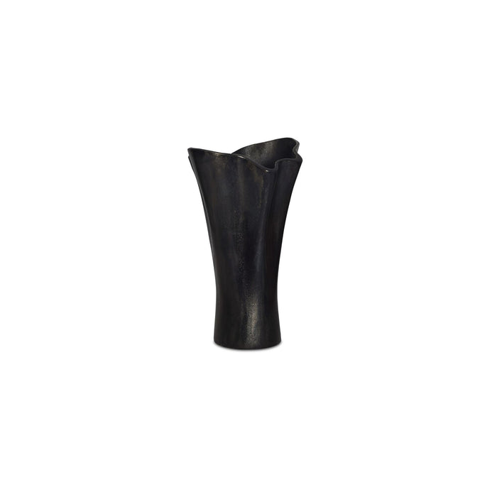 Yeri - Cast Aluminum Vase - Black