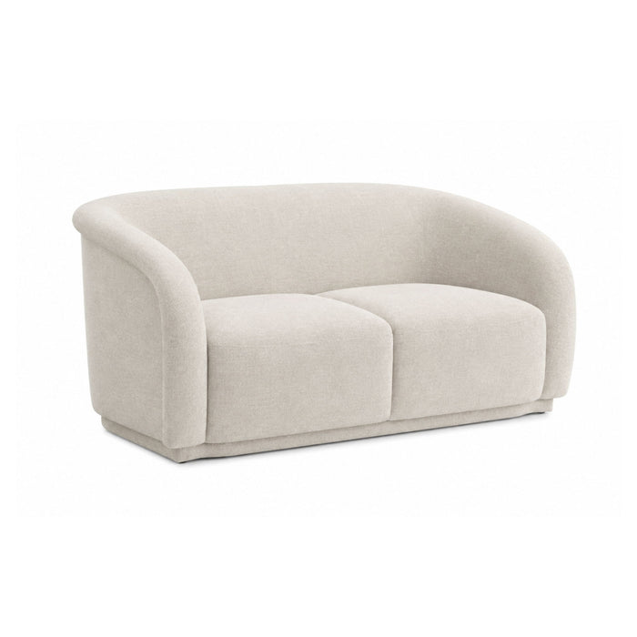 Yara - Distressed Chenille Loveseat - Sand