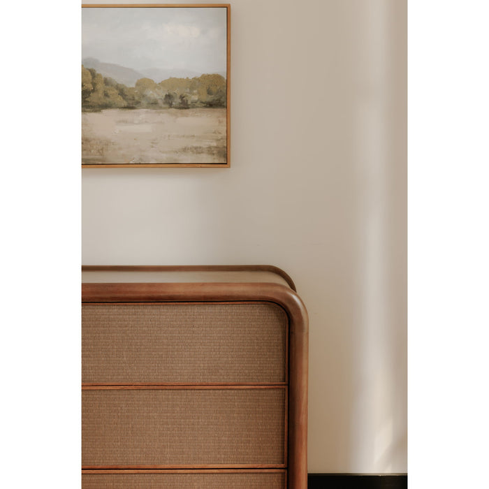Rye - 6 Drawer Dresser - Warm Brown