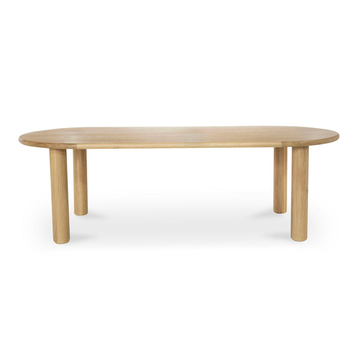 Milo - Large Dining Table - Natural Solid Oak