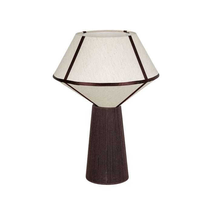 Josephine - Upwards Table Lamp - Chocolate Brown
