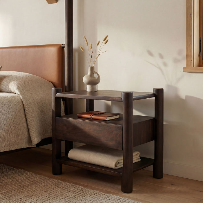 Devin - Nightstand - Brown