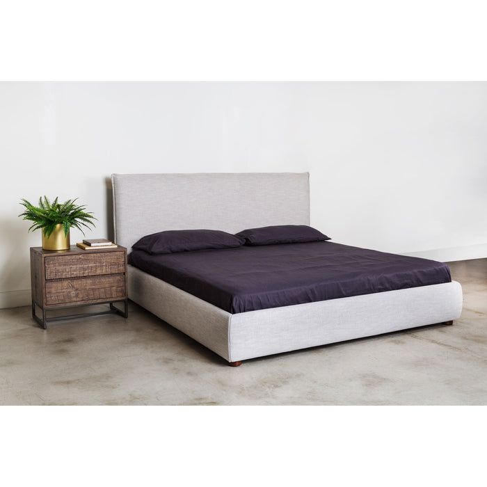 Luzon - King Bed - Light Gray