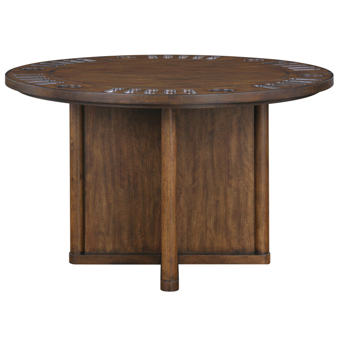 Cambridge - Dining Table With Game Table Top - Brown
