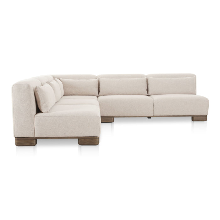 June - Corner Modular Sectional - Oatmeal