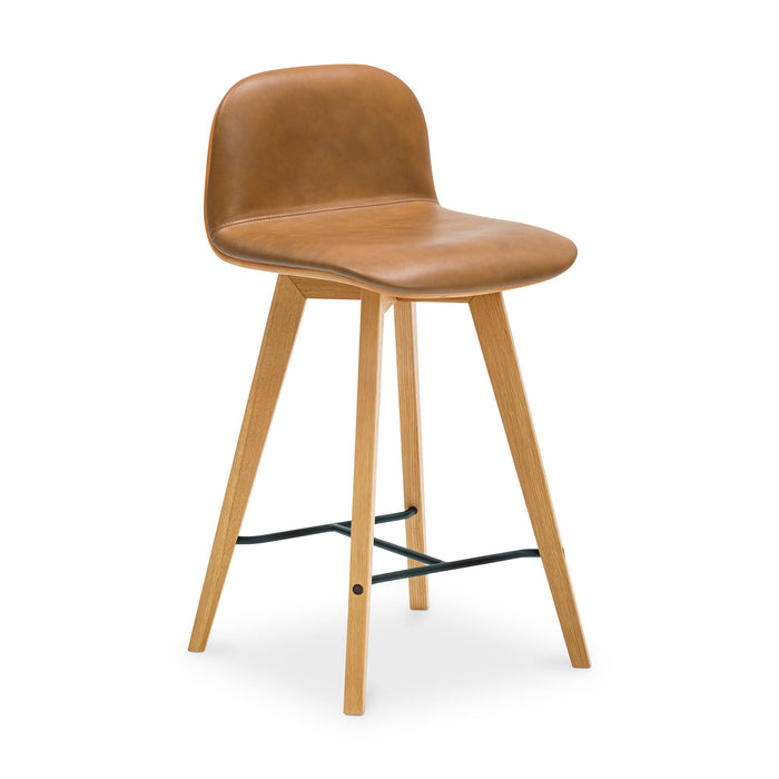 Napoli - Leather Counter Stool - Tan