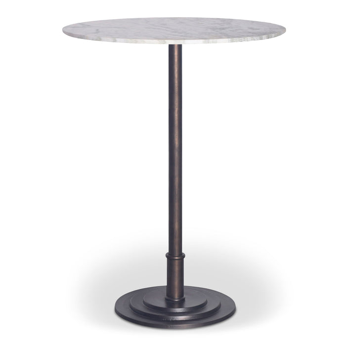 Tori - Outdoor Bar Table - White Marble
