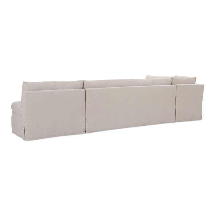 Fable - Slipcover Dining Banquette L-Shape - Beige