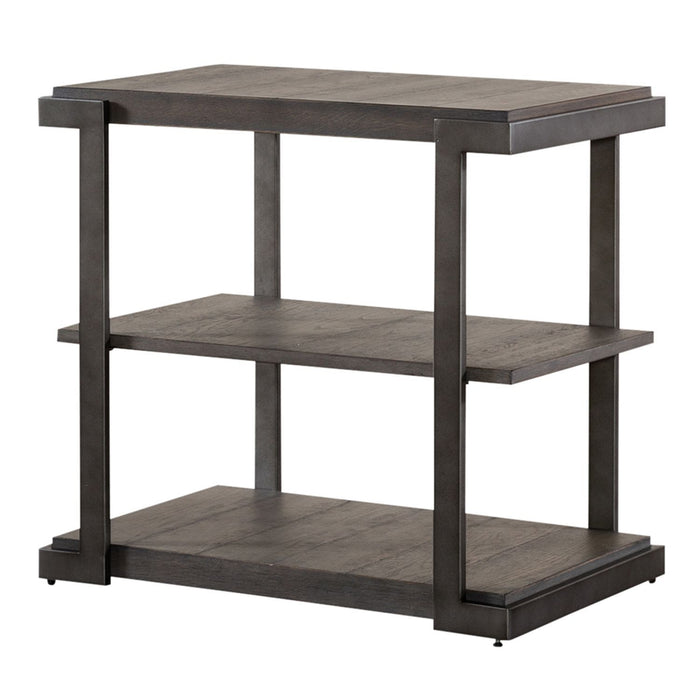 Modern View - Tiered End Table - Dark Gray