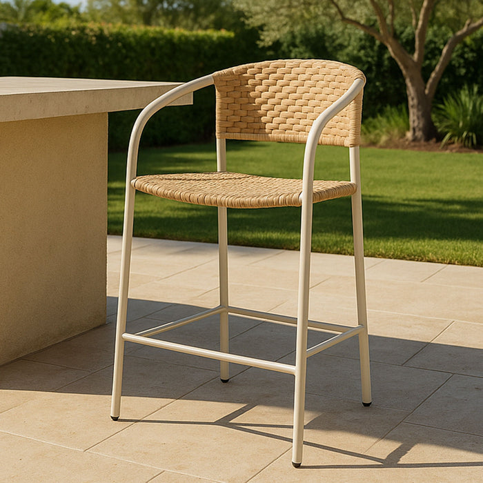 Zola - Outdoor Bar Stool - Natural